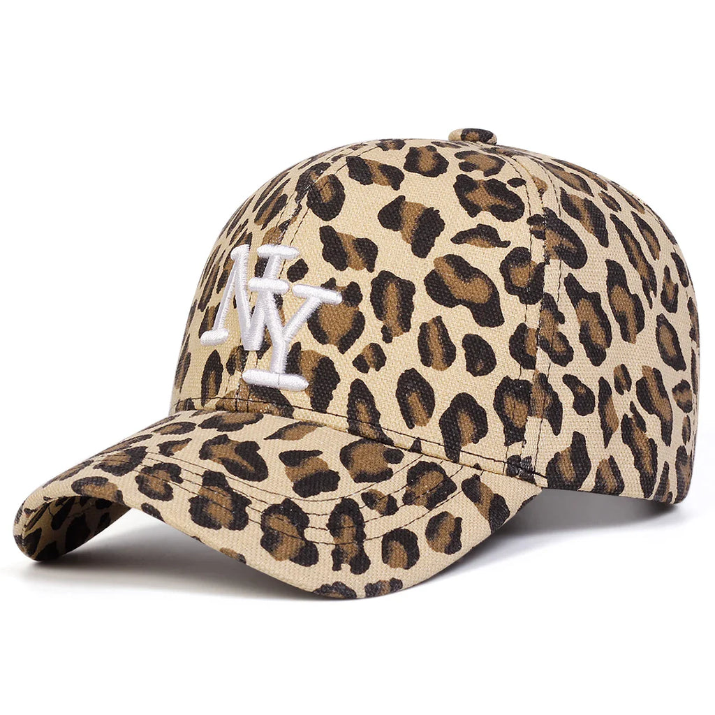 New York City Leopard Print Baseball Cap