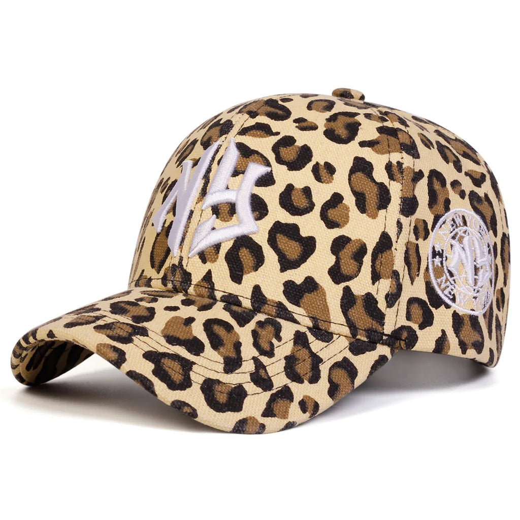 New York City Leopard Print Baseball Cap