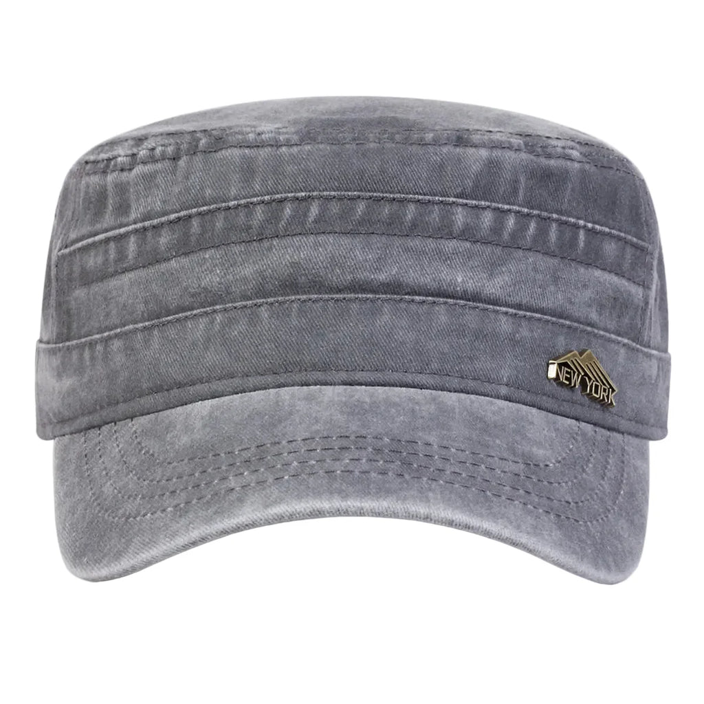 New York Washed Cotton Army Cap