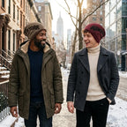 New York Winter Fur Knitted Beanie