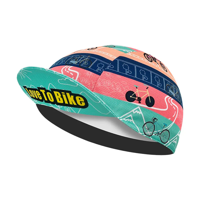 I Love To Bike Cycling Cap