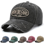 New Orleans Vintage Ripped Baseball Cap