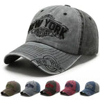 New York Vintage Denim Baseball Cap