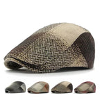 Newark Patchwork Flat Cap