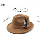 Nimes Feathers Trilby Hat