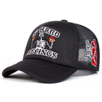 No Hard Feelings Skeleton Trucker Cap