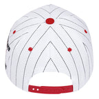 No Hard Feelings Striped Baseball Cap