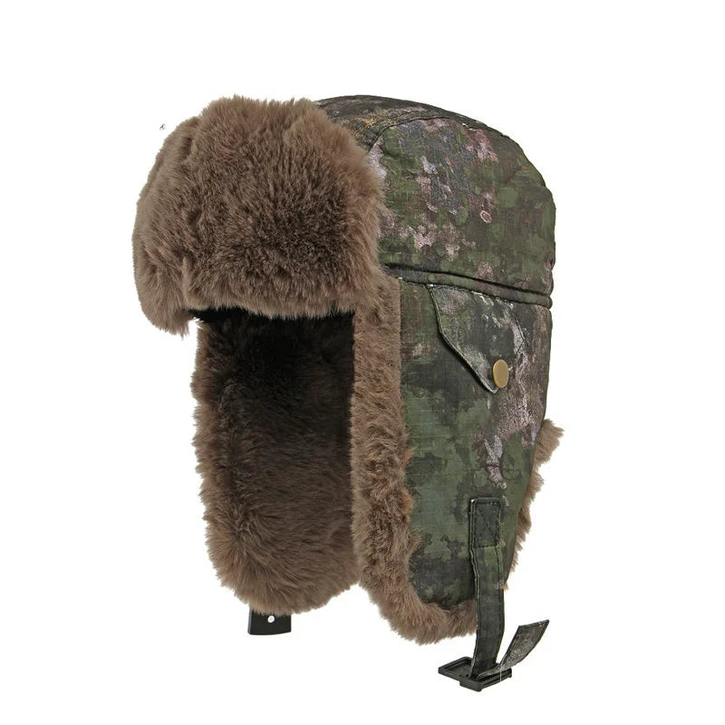 Norwich Winter Fur Camouflage Bomber Hat