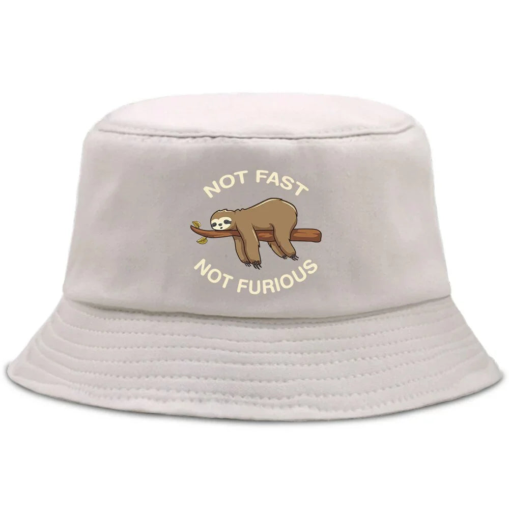 Not Fast Not Furious Cotton Bucket Hat