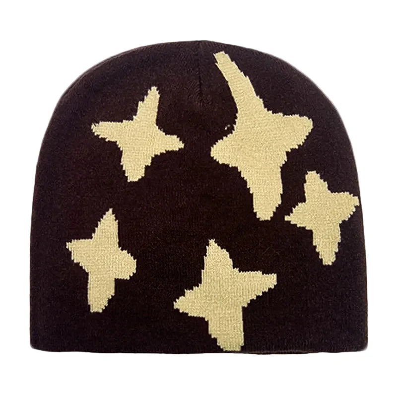 Nottingham Winter Crosses Knitted Beanie