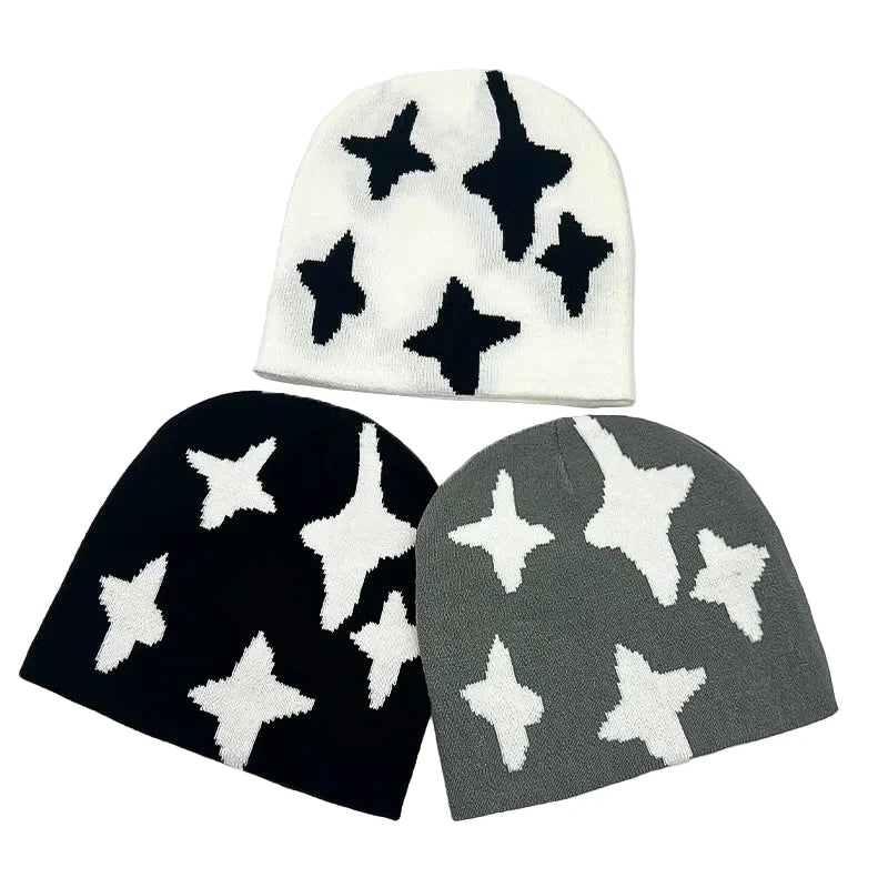 Nottingham Winter Crosses Knitted Beanie