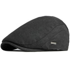 OKSDFOX Plain Cotton Flat Cap