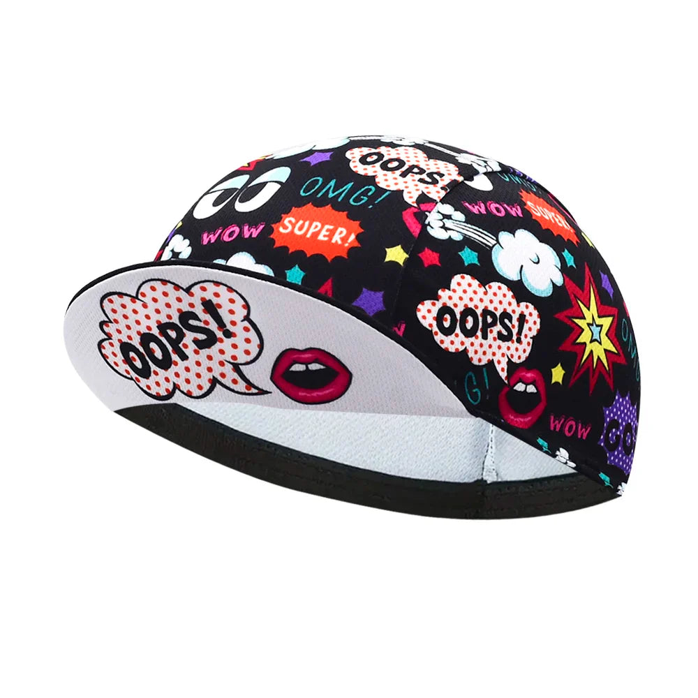 OOPS! Pop Art Cycling Cap