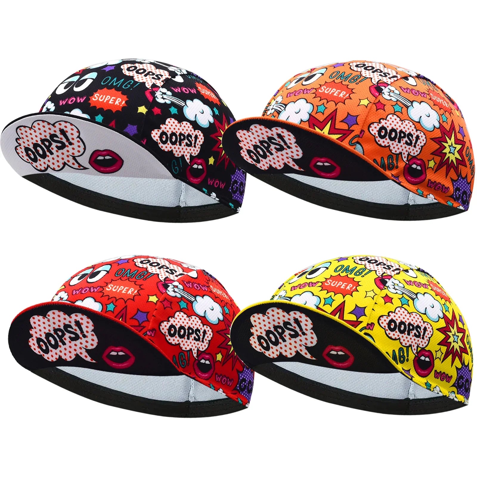OOPS! Pop Art Cycling Cap