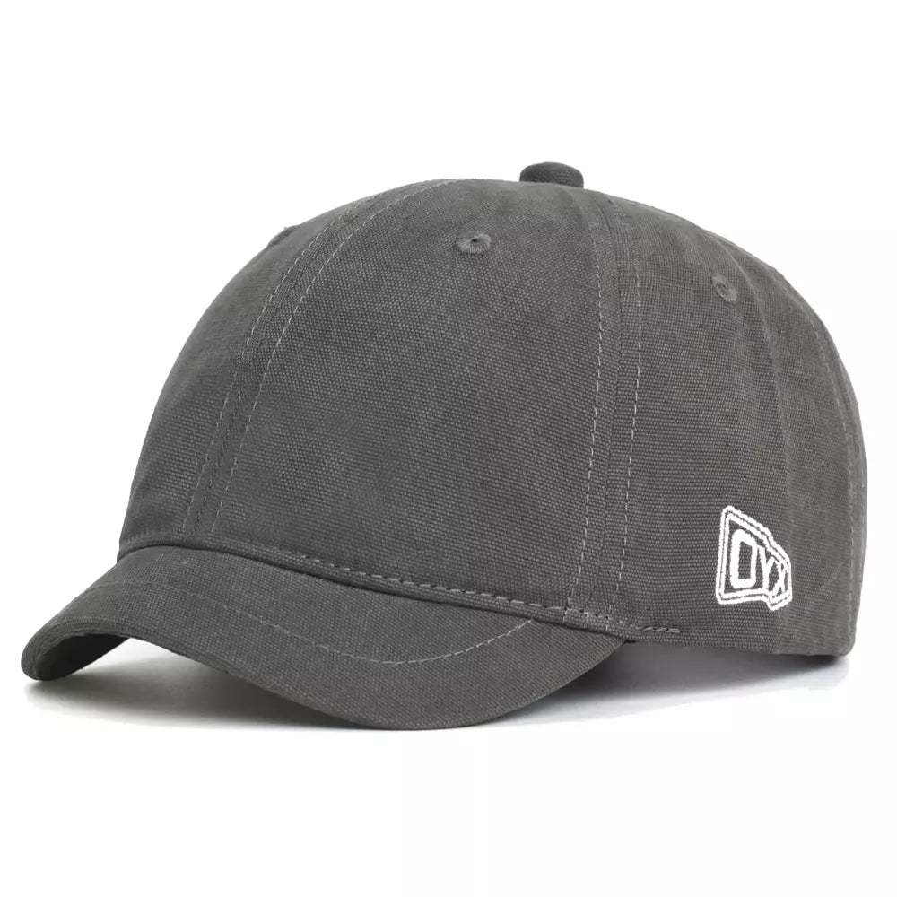 OYX Short Visor Cotton Baseball Cap