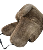 Oblast Russian Winter Rabbit Fur Trapper Bomber Hat