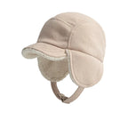 Ohio Winter Wool Fur Earflaps 5-Panels Cap