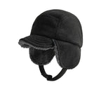 Ohio Winter Wool Fur Earflaps 5-Panels Cap