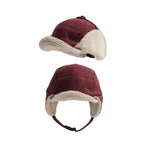 Ohio Winter Wool Fur Earflaps 5-Panels Cap