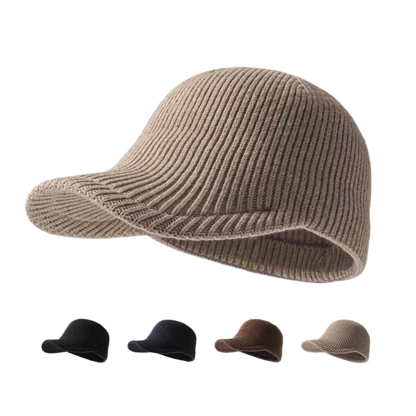 Old Money Knitted Baseball Beanie Cap