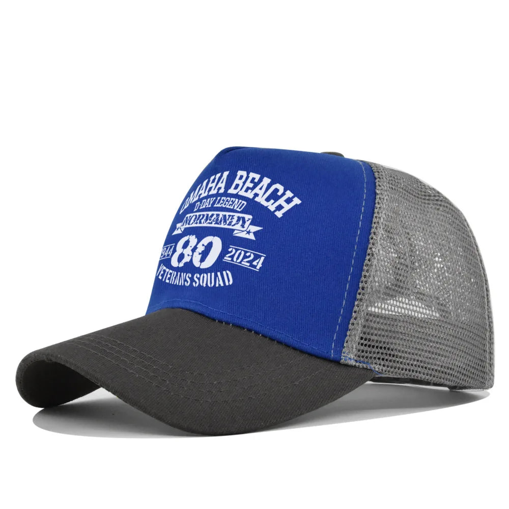 Omaha Beach Veterans Trucker Cap