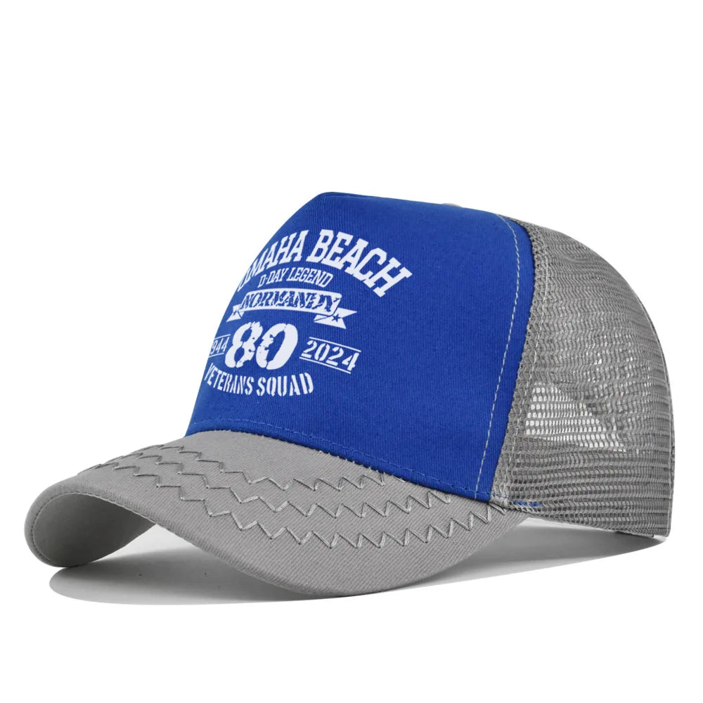 Omaha Beach Veterans Trucker Cap