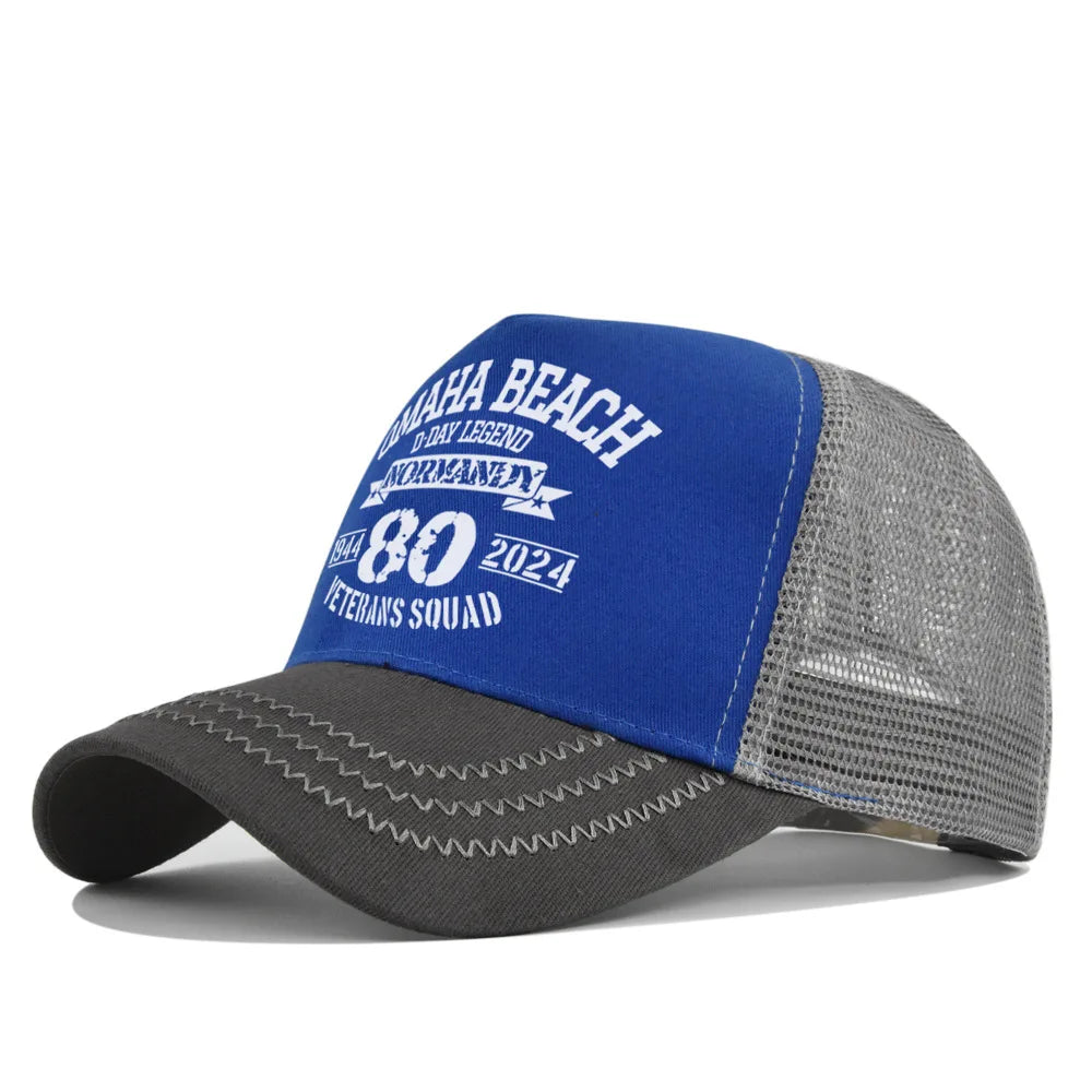 Omaha Beach Veterans Trucker Cap
