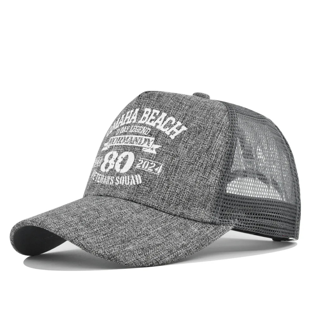 Omaha Beach Veterans Trucker Cap