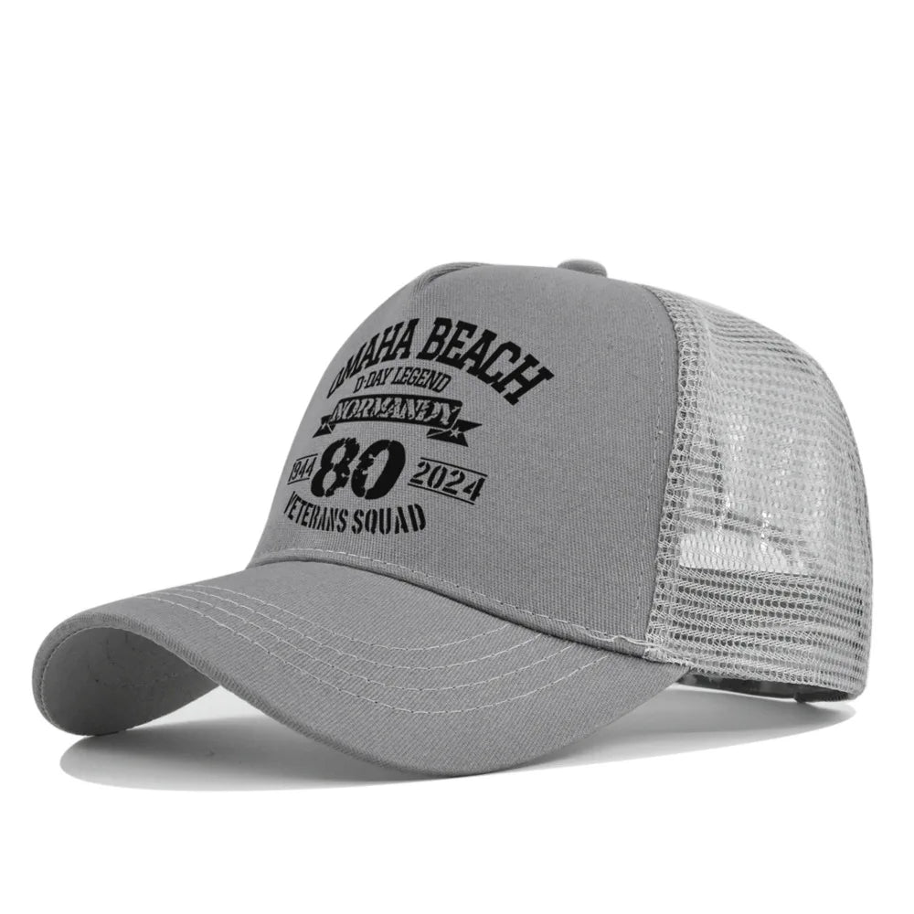 Omaha Beach Veterans Trucker Cap
