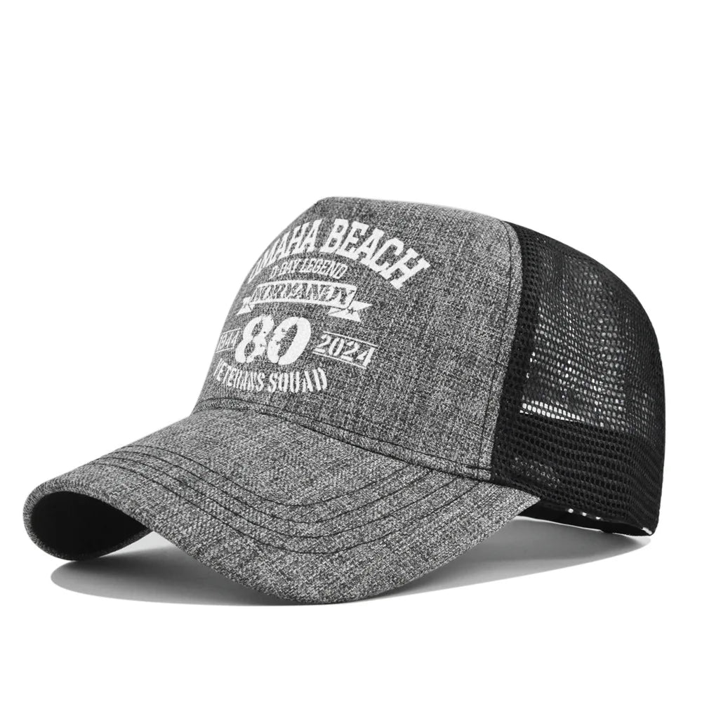 Omaha Beach Veterans Trucker Cap