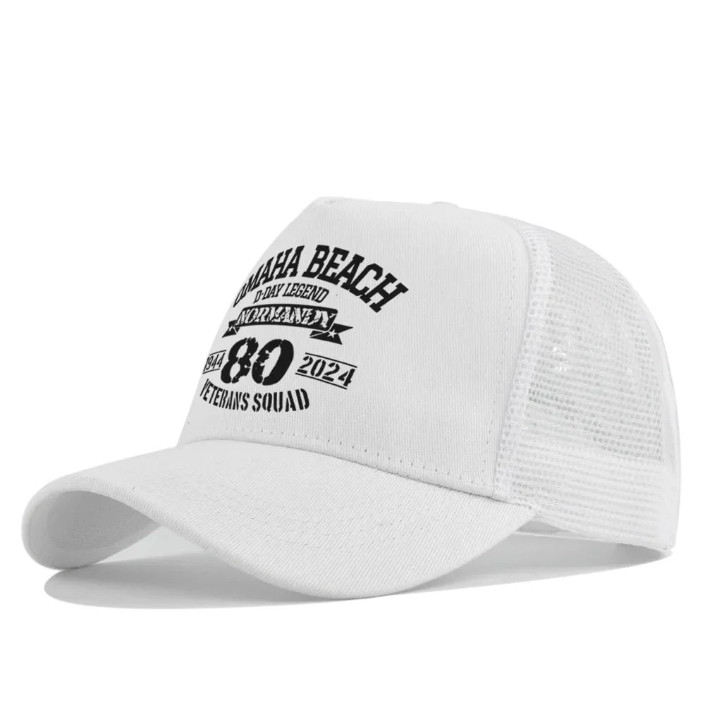 Omaha Beach Veterans Trucker Cap
