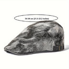 Omeya Denim Flat Cap
