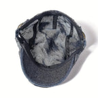 Omeya Denim Flat Cap