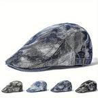Omeya Denim Flat Cap