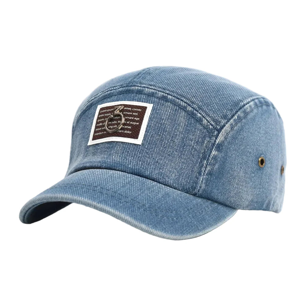 Ontario Denim Short Brim 5-Panels Cap