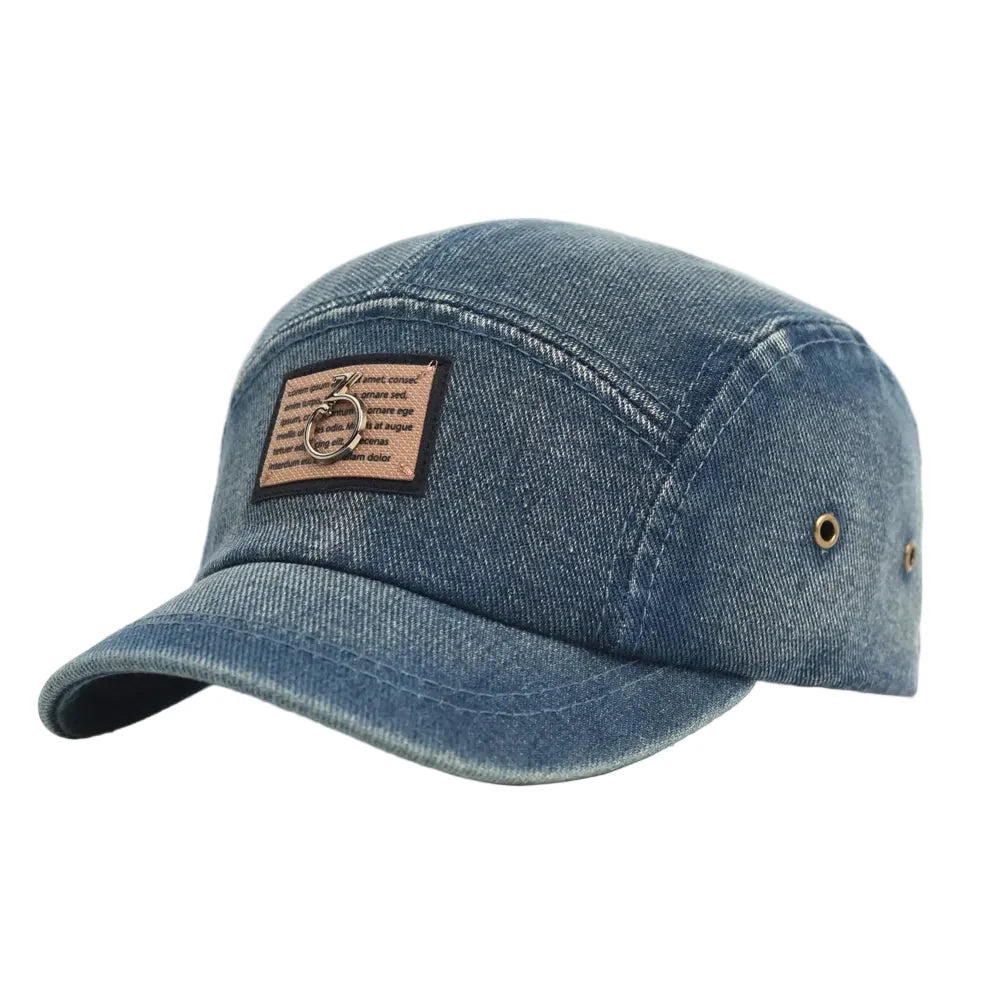 Ontario Denim Short Brim 5-Panels Cap