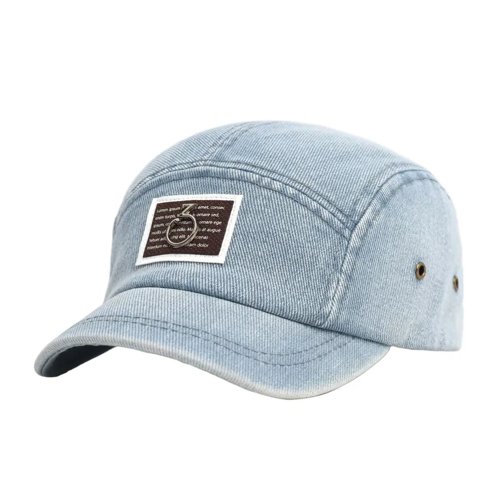 Ontario Denim Short Brim 5-Panels Cap