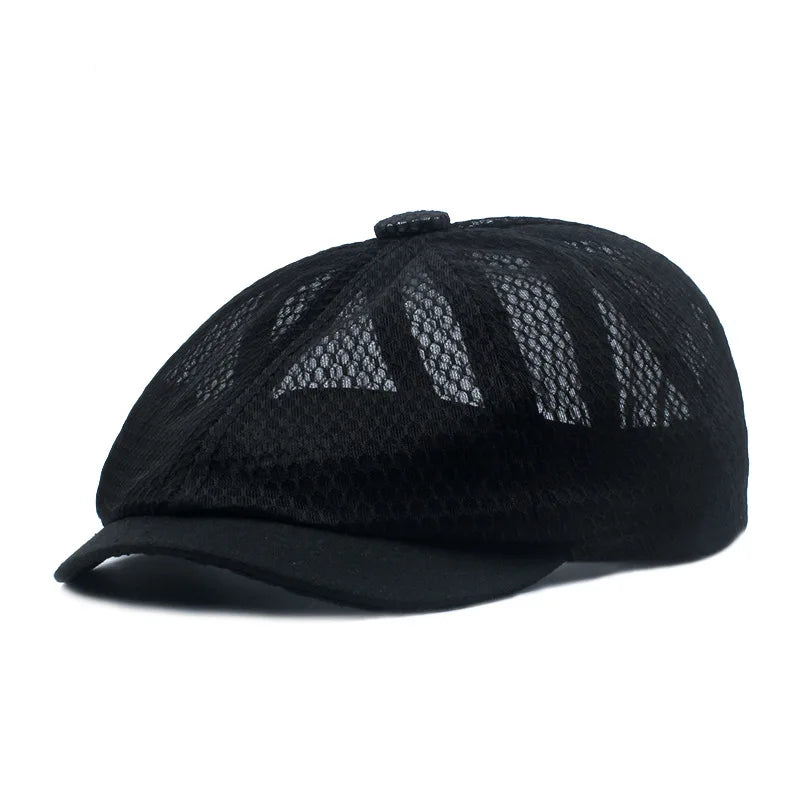 Orlando Summer Mesh Newsboy Cap