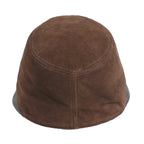 Orléans Woman Genuine Suede Leather Cloche Hat
