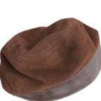 Orléans Woman Genuine Suede Leather Cloche Hat
