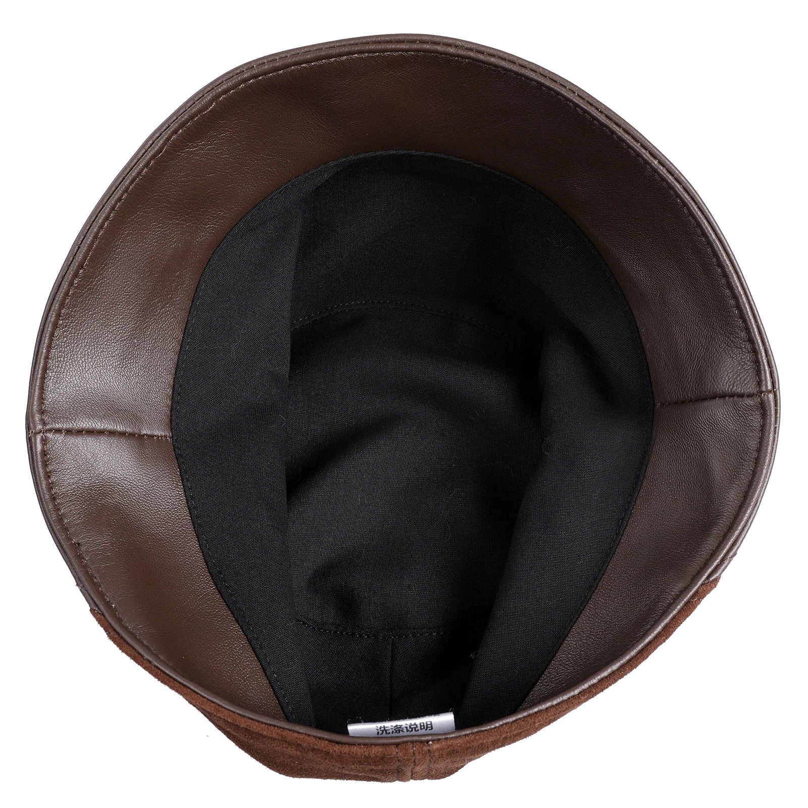 Orléans Woman Genuine Suede Leather Cloche Hat