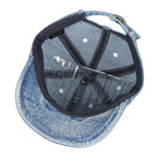 Osaka Vintage Denim Short-Brim Baseball Cap