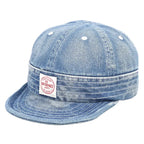 Osaka Vintage Denim Short-Brim Baseball Cap