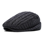 Ottawa Winter Striped Flat Cap