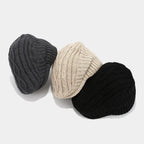 Ottawa Winter Striped Flat Cap