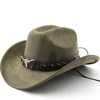 Ox-Head Suede Western Cowboy Hat
