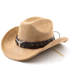 Ox-Head Suede Western Cowboy Hat