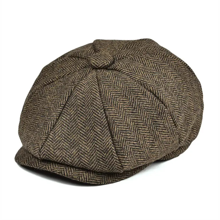 Oxford Kids Tweed Wool Newsboy Cap