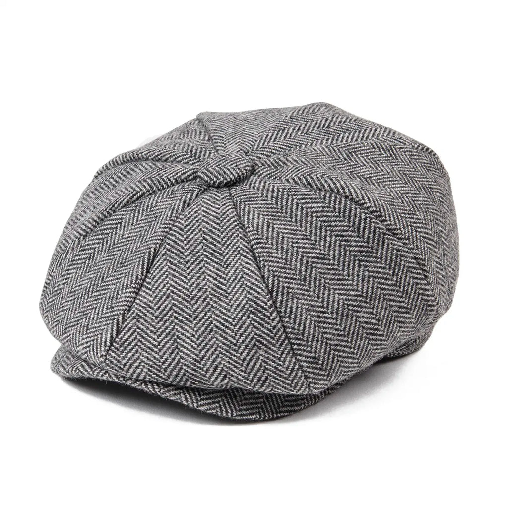 Oxford Kids Tweed Wool Newsboy Cap