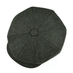 Oxford Herringbone Wool Newsboy Cap